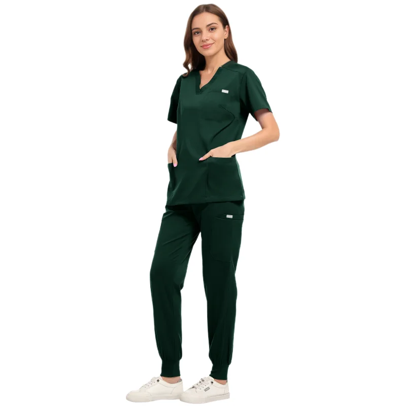 Ensemble de blouses d'allaitement Anti-rides, robe chirurgicale médicale, vente en gros, haut de gommage d'hôpital, médecin et infirmière, uniforme de gommage spécial pour hommes et femmes
