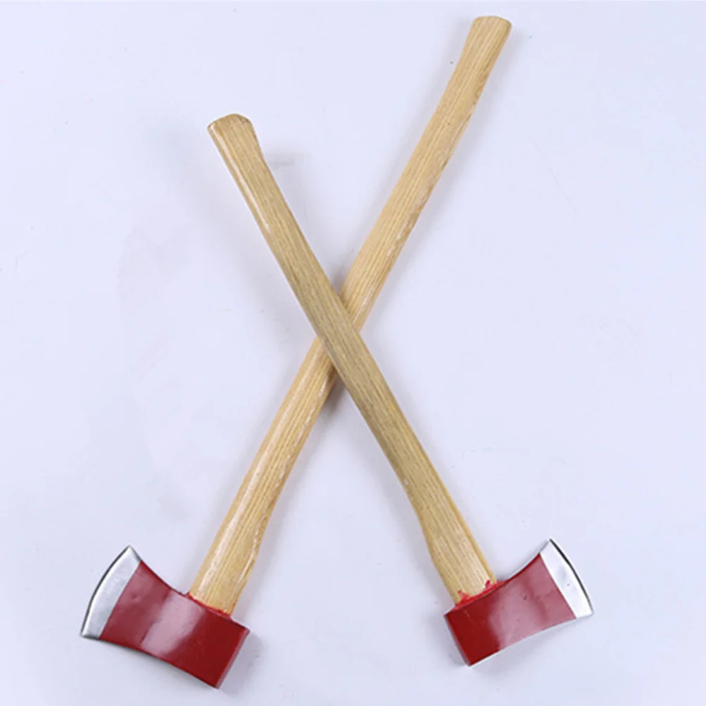 

2Pcs Axe Handle Replacement Premium Wooden Handle for Hatchet Sturdy Wood Grip Long-Lasting Firewood Camping Tool Part