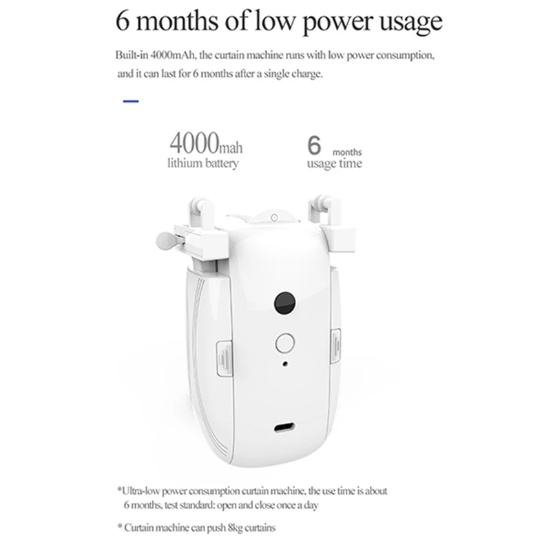 Inteligentne zasłony Robot Roman Rod Track/T/U-Rail Tracks 3 w 1 Automatyczny otwieracz do zasłon Zdalnie sterowany silnik kurtyny