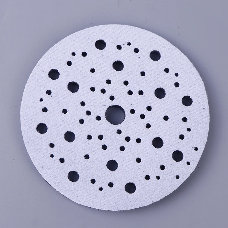 1 pz 6 pollici 150mm 70 fori spugna morbida interfaccia pad per tamponi abrasivi gancio e anello dischi abrasivi levigatrice cuscinetti di supporto buffer