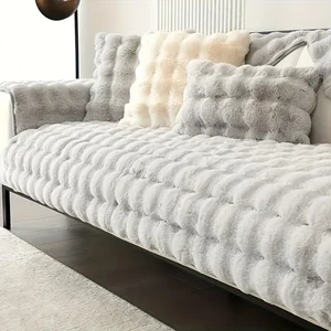 Nachahmung von Plüschfrüchten auf der Haut, ohne Slip, weiches Handtuch, Sofa -Kissen, Wohnzimmer, moderne Heimdekoration 10 Hauptverkaufsabdeckungen für Square Sofa - №4
