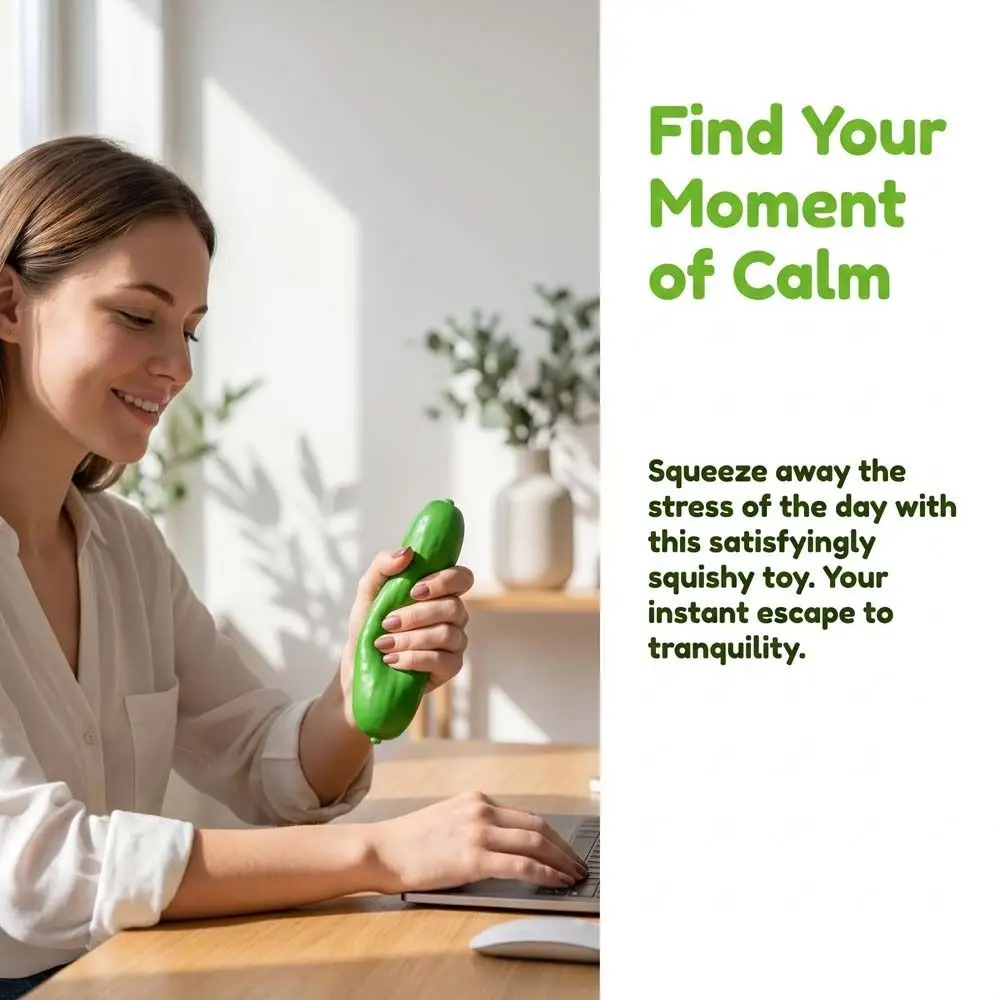Release Hand Bitter Gourd Squeeze Relax Gift Sensory Simulated Bitter Gourd Vent Elastic Stretch Slow Rebound Sensory Play