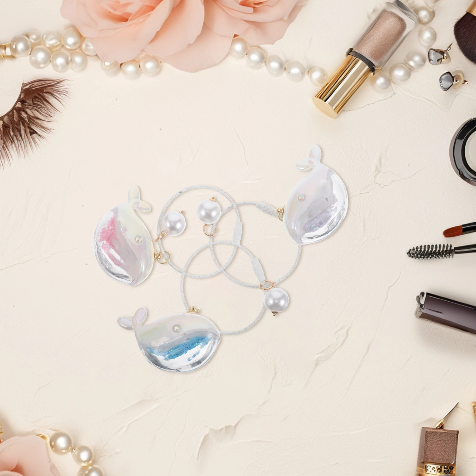 

3 Pcs Keychain Car Charms Bag Pendant Decoration Wallet Backpack Keychains Cartoon Zinc Alloy Animal Lovers Accessories