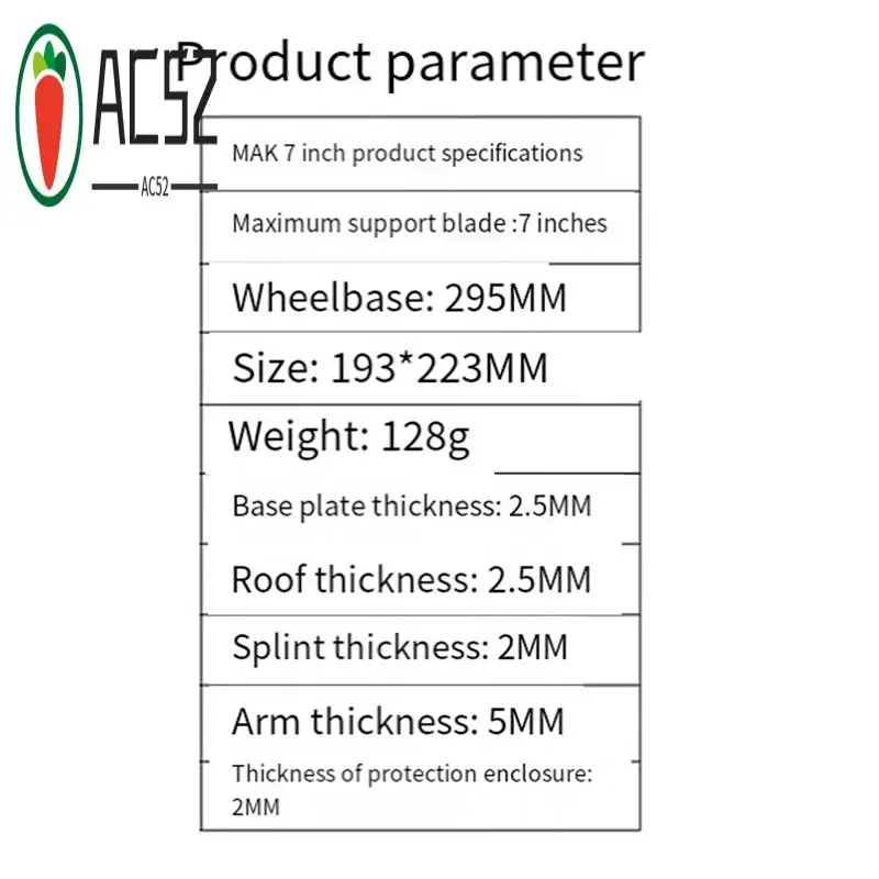 

AC52-Mark4 With 5Mm Arm For Quadcopter FPV Modification Carbon Fiber Quadcopter Freestyle Frame