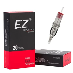 EZ Revolution Tattoo Cartridge #12 (0.35 MM) ago per tatuaggio curvo rotondo Magnum (RM) per impugnature per macchine rotanti Suppies 20 pz/scatola