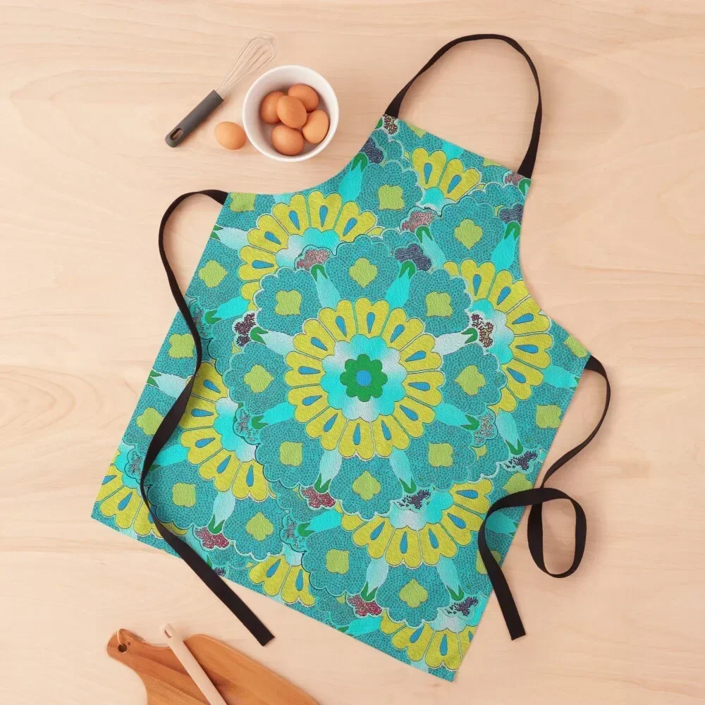 

PERSIAN FLOWER V.3 Apron For Girl Kitchen Supplies For Woman Apron