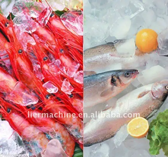 Commercial Electric Automatic Flake Ice Machine 300kg Storage Capacity with Compressor Factory Core Components