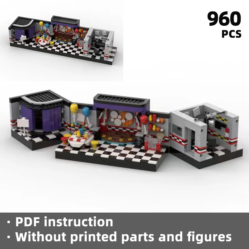 

Novel experience - Build a unique and terrifying little world of video game horror movies with classic building block elements