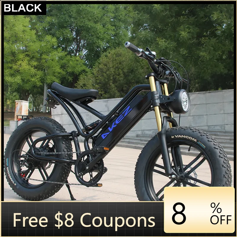 

STLF DZ WJW Advanced A Stock New Style Akez Off-Road Electric Bike 750w Power 48v Aluminum Alloy 13ah Lithium Fat Tire E-bike