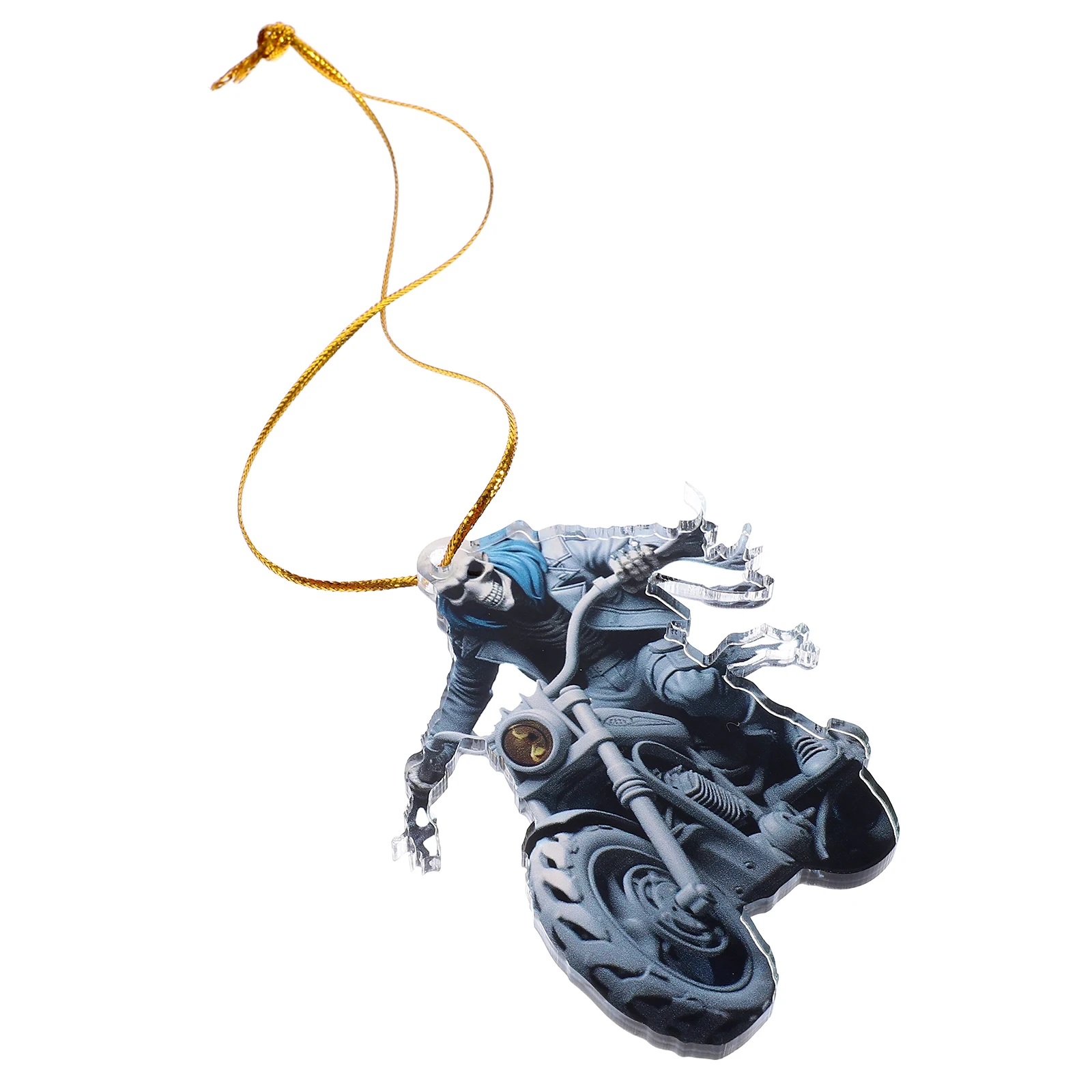 

Rearview Hanging Rearview Mirror Accessories Skull Car nament Acrylic Skull nament for Car Bag Christmas Tree Lightweight