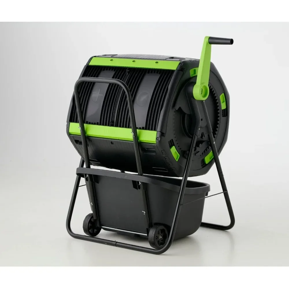 

RSI- 48 Gallon Geared Two Compartment Compost Tumbler and Cart
