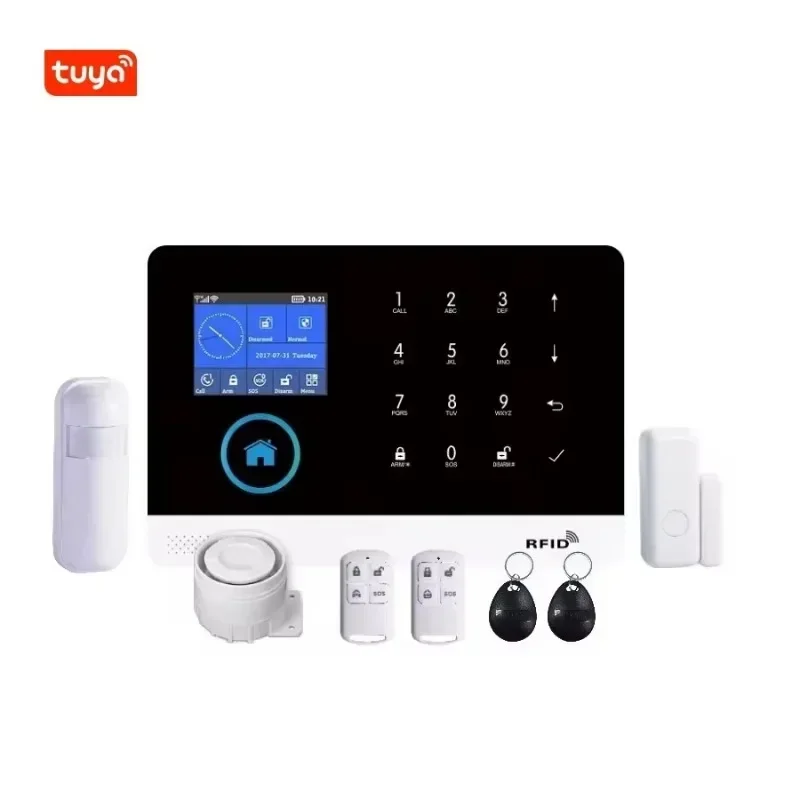 Wireless Security Home Alarm GSM System Kit WiFi Tuya