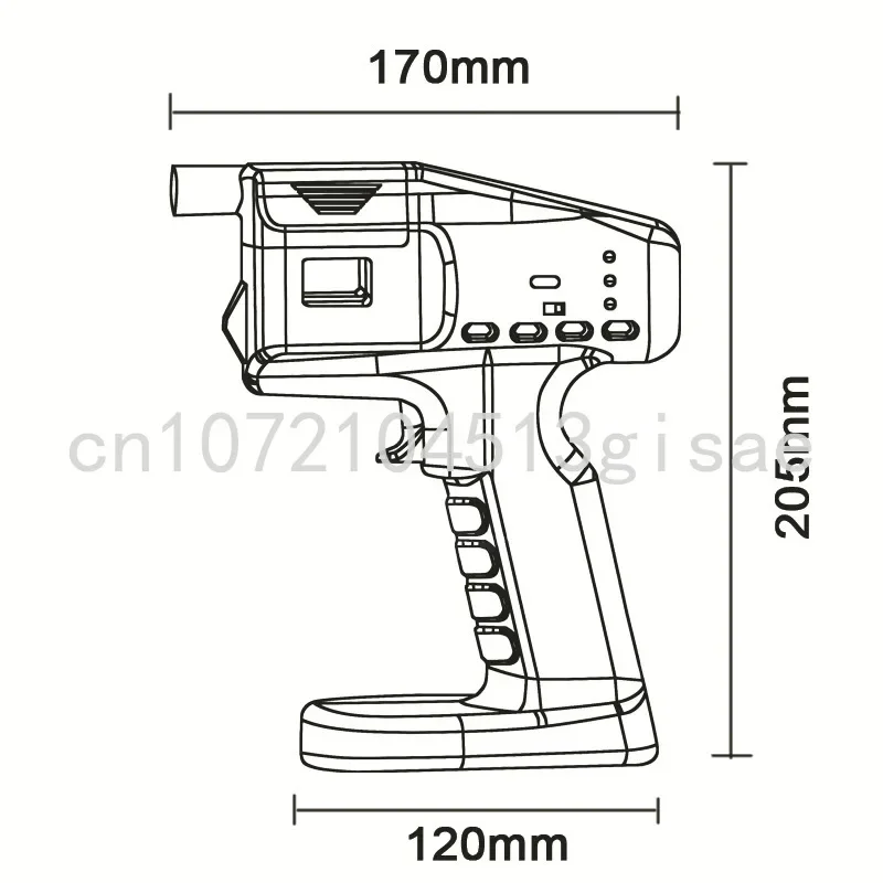 Handheld Smoke Gun Cocktail Smoked Bubble USB Charging Smoke Bubble Gun for Cocktail