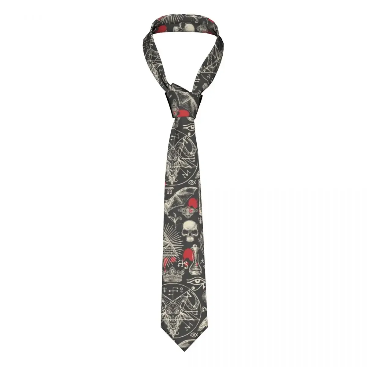 

Casual Arrowhead Skinny Retro Occultism And Freemasonry Necktie Slim Tie For Men Man Accessories Simplicity Party mal