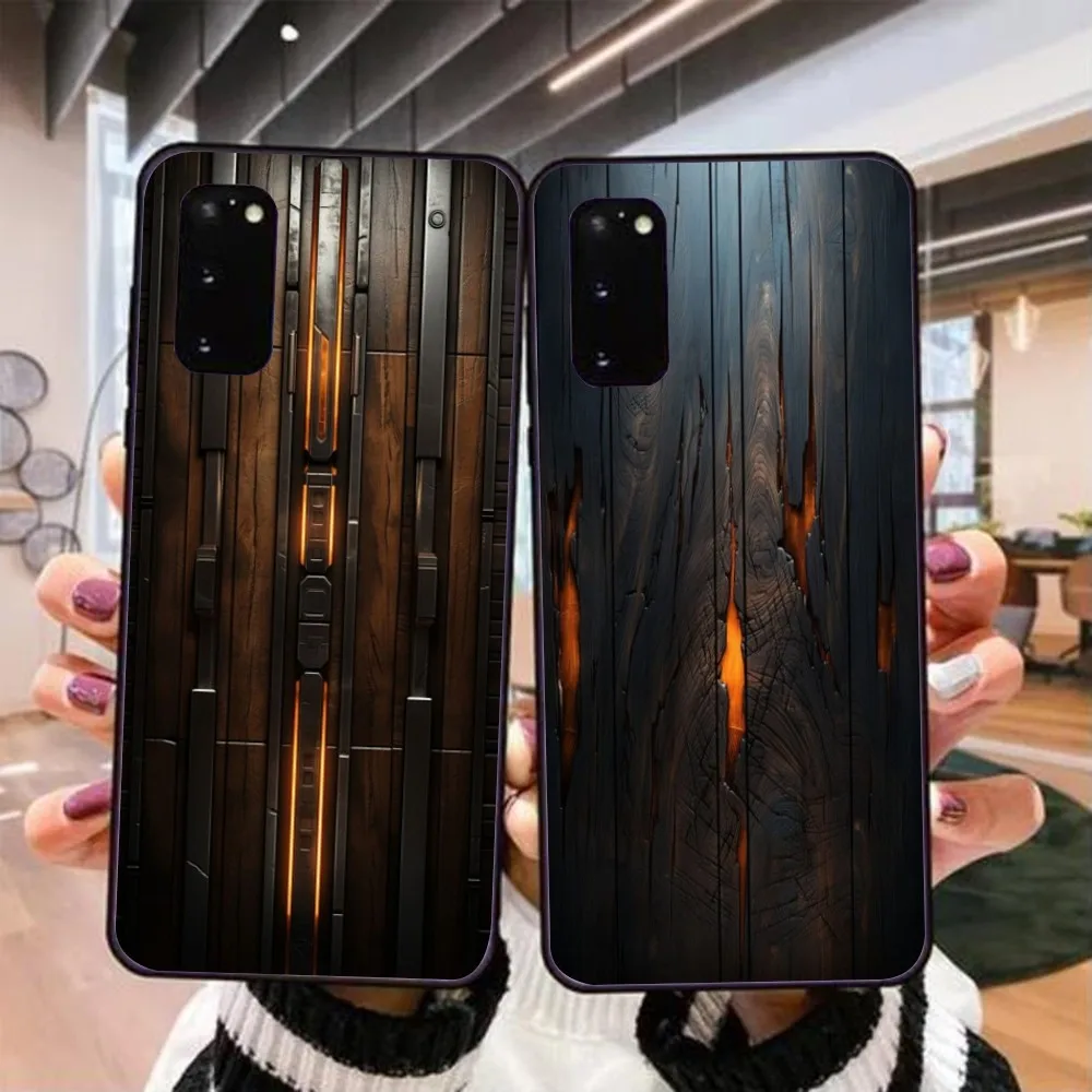 Wood Texture Mobile Cell Phone Case for Realme GT 2 9i 8i 7i Pro X50 X2 C35 C21 C20 C11 C3 Black Soft Phone Cover Funda