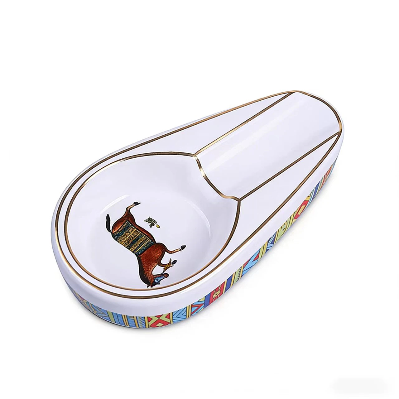 Cigar Gadgets Home Cigar Ashtray Portable Ceramic Cigars Ash Tray Tobacco Cigarette Ashtrays Holder view 5