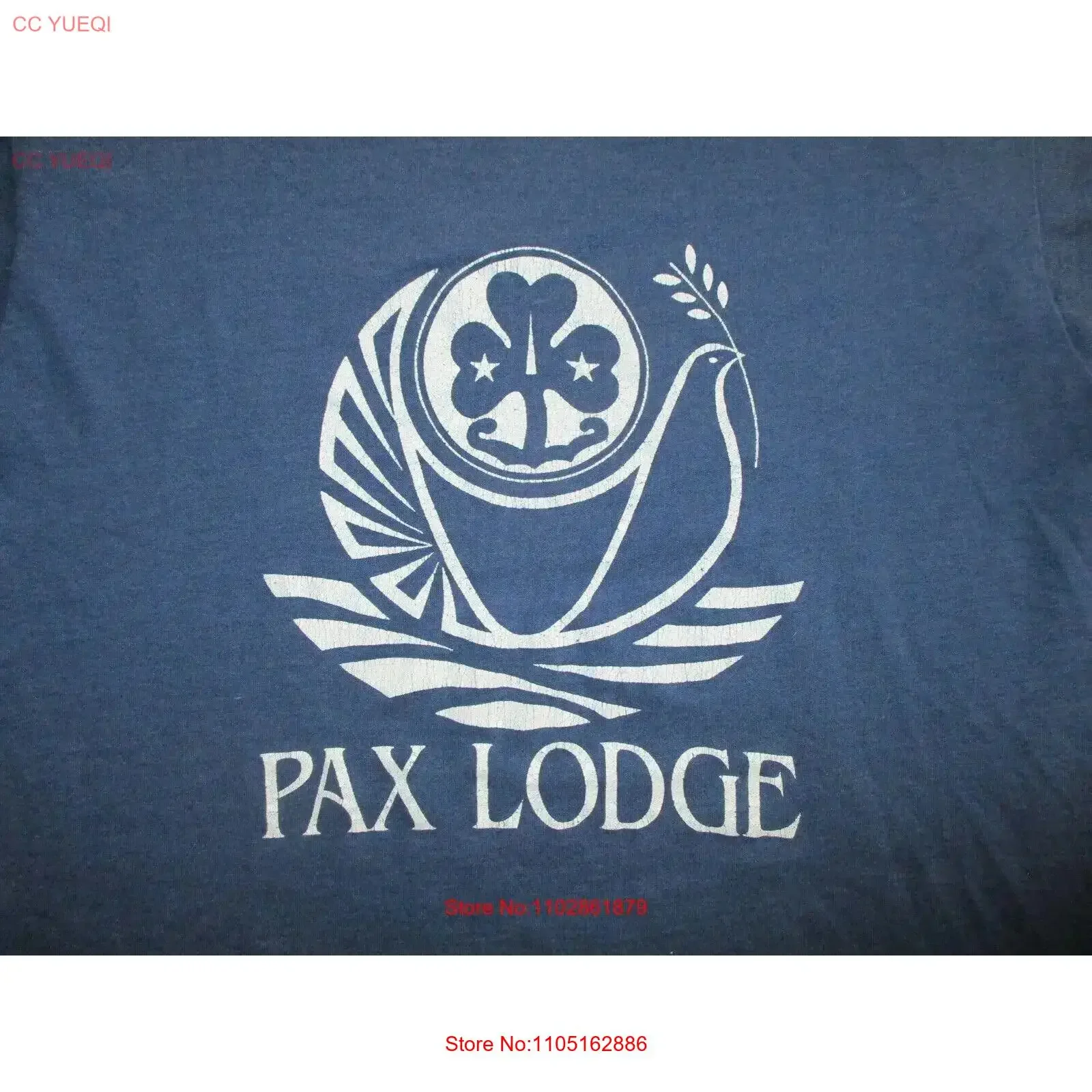 vtg 80s 90s PAX LODGE T SHIRT Scouting Scouts Guides London Softest Navy Blue SM vintage Washed Soft Stylish fashion