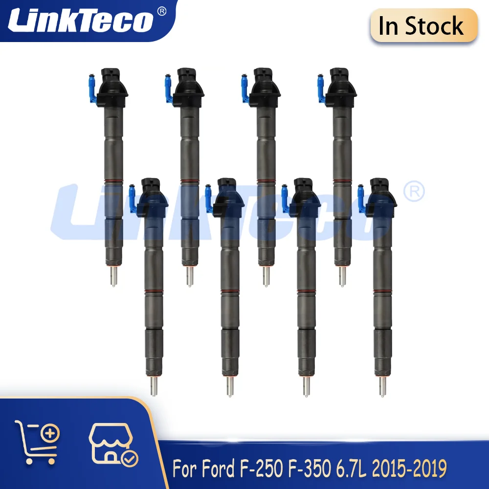 Engine 8Pcs Diesel Fuel Injector Set Fit 6.7 L V8 For Ford F-a150 F-250 F-350 F-450 F-550 15-19 6.7L FC3Q9K546AA FC3Z9H529A
