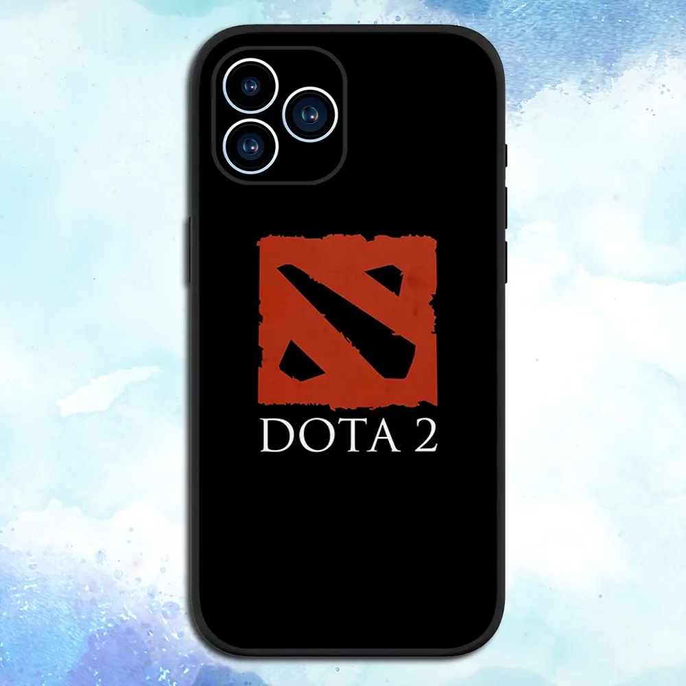 Hot Game Dota 2 Phone Case For iPhone 15 13 14 12 11 Pro MAX XR X SE XS Mini Soft Shell