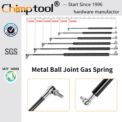1 Pc Metal Ball joint Gas Spring Universal Shock Absorber Hydraulic Lift Support Strut Bar For Bed Car Furniture Can Customize