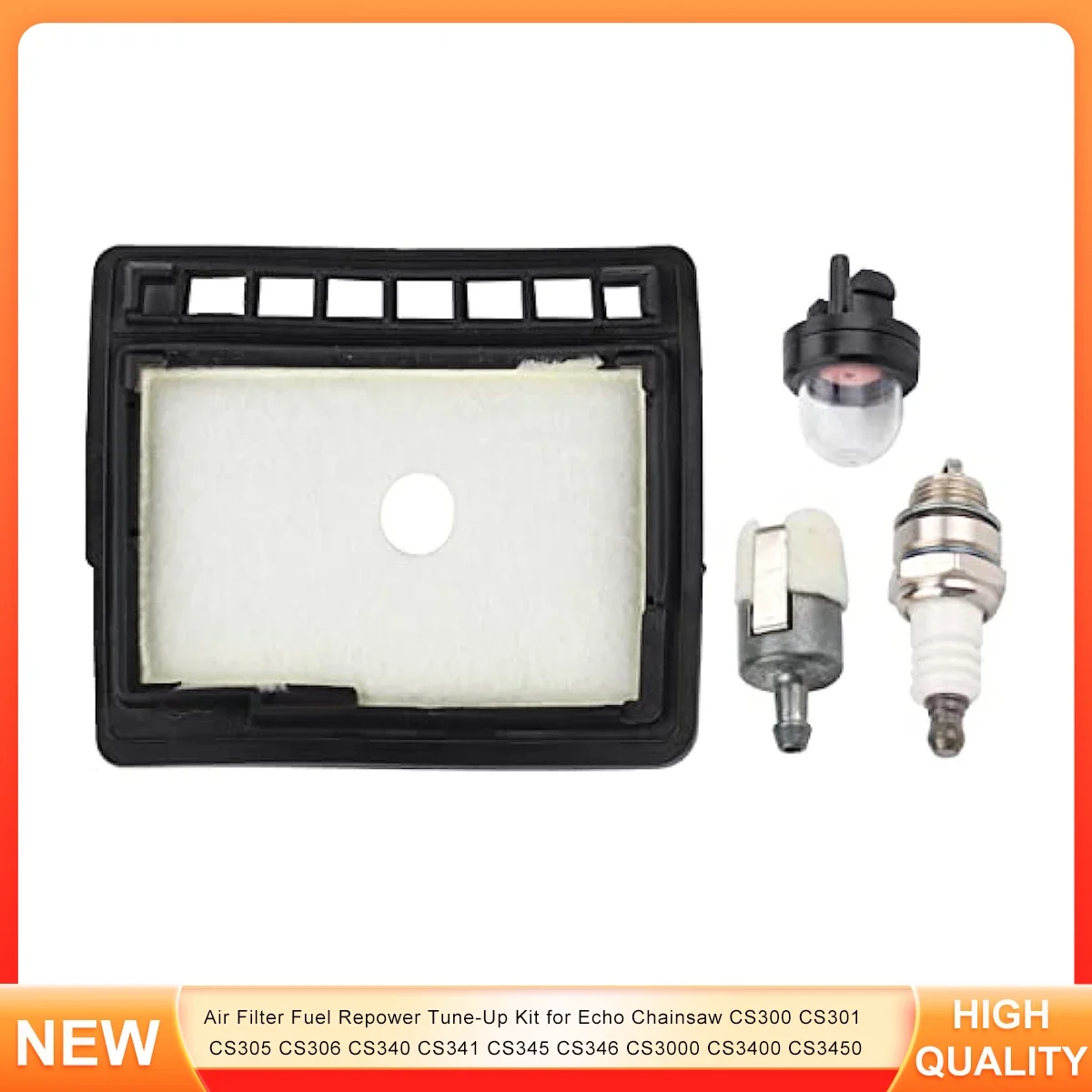 

Air Filter Fuel Repower Tune-Up Kit for Echo Chainsaw CS300 CS301 CS305 CS306 CS340 CS341 CS345 CS346 CS3000 CS3400 CS3450
