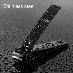 1PC Black Nail Clippers Steel Nail Cutter Thick Scissor Plier Toenail Fingernail Professional Manicure Trimmer NailArt