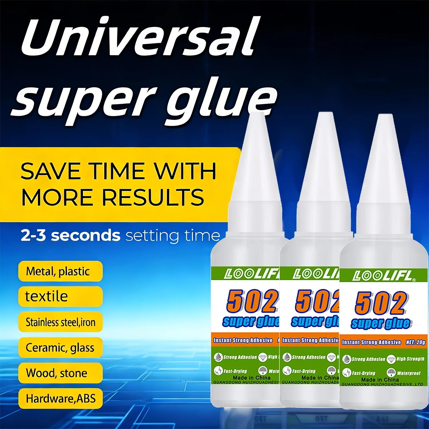 Loolifl 1-5Pcs 502 Super Glue  - Woodworking Glue review and price
