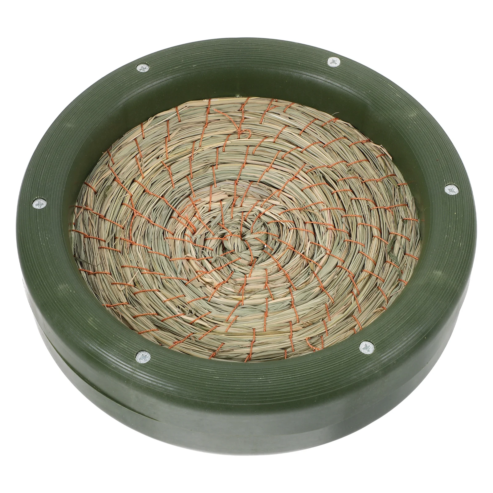 

Hand Woven Grass Pet Birds Nest Pigeon Mat Comfortable Durable Natural Design Garden Balcony Decoration