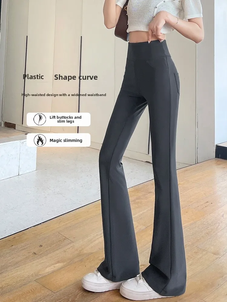 ay ارتفاع الخصر جرس بوت سراويل تقليدية المرأة اليوغا السراويل التخسيس تصميم الخريف جديد Sle Faionable كل مباراة السراويل