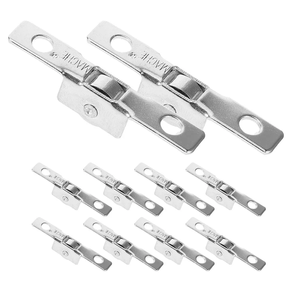 20Pcs Sliding Door Pulley Smooth Metal Cabinet Window Roller Replacement Bearing Wheel for Cupboard Barn Kitchen Bathroom Door