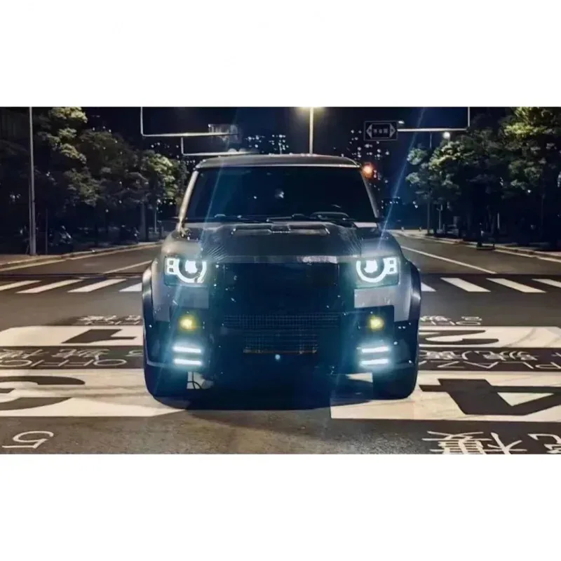 

Автозапчасть: Комплект переднего и заднего бамперов с решеткой для LR 2020-2023