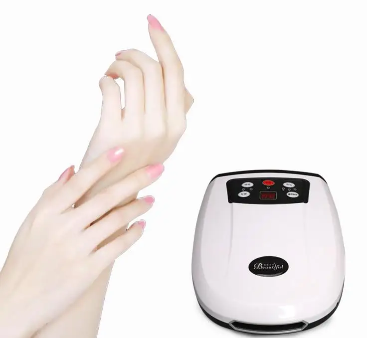 

Hand finger massager barometric pressure kneading hot compress the palm joint care electric massage therapy apparatus
