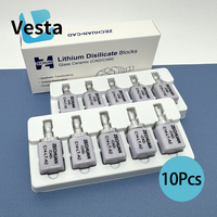 10 Psc Lithium Disilicate C14 Glass Ceramic Blocks Emax LT/HT for CAD CAM Sirona Cerec Milling System Veneer/Crown/Inlay/Onlay