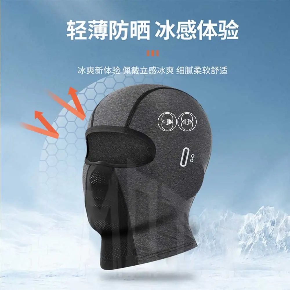 For gilera Summer Balaclava Bike Mask Motorcycle Helmet Lined Riding Cap Breathable Windproof Dust Proof Sports Headwear Four