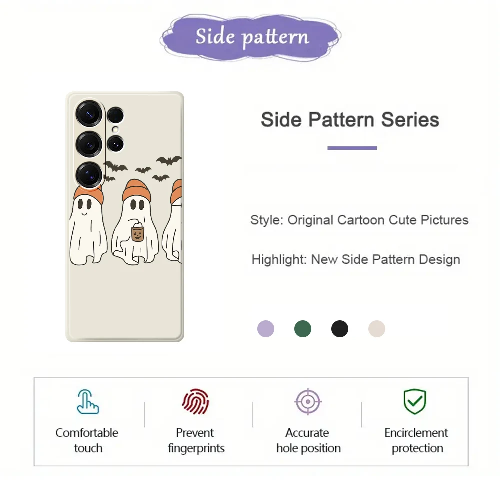 Custodia per telefono modello fantasma per Samsung Galaxy A56 A32 A23 A22 5G A32 A23 4G A55 A54 A53 A52 A51 A35 A34 A31 A25 A24 Cover morbida