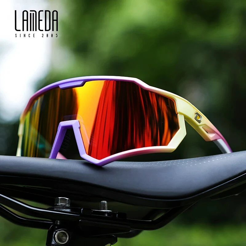 

Lameda Men's Photochromic Cycling Sunglasses Polarised Hd Lenses Cycling Goggles Bicycle Glasses Sport Sunglasses