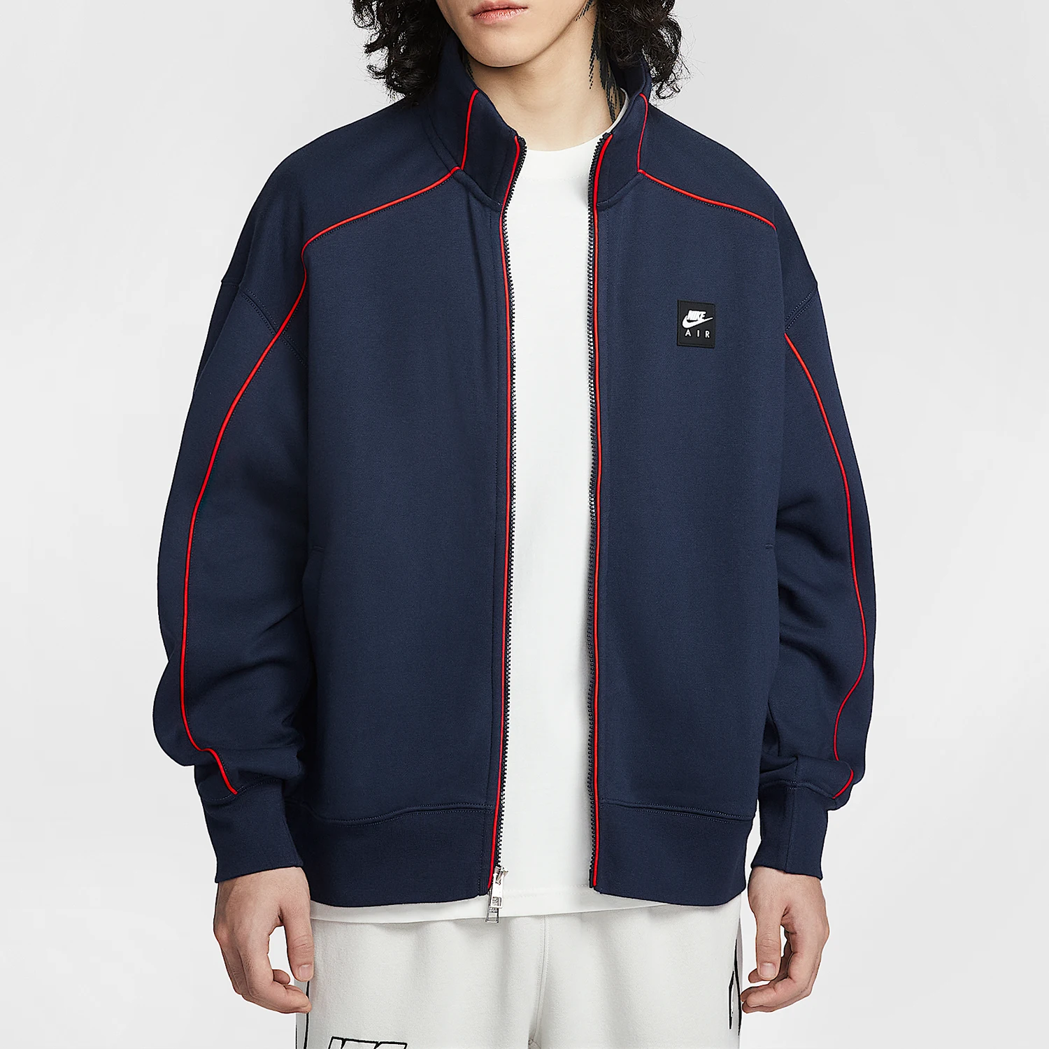 

Nike Authentic Air Men's Knitted Fleece Zipper Retro Jacket IF1263-451