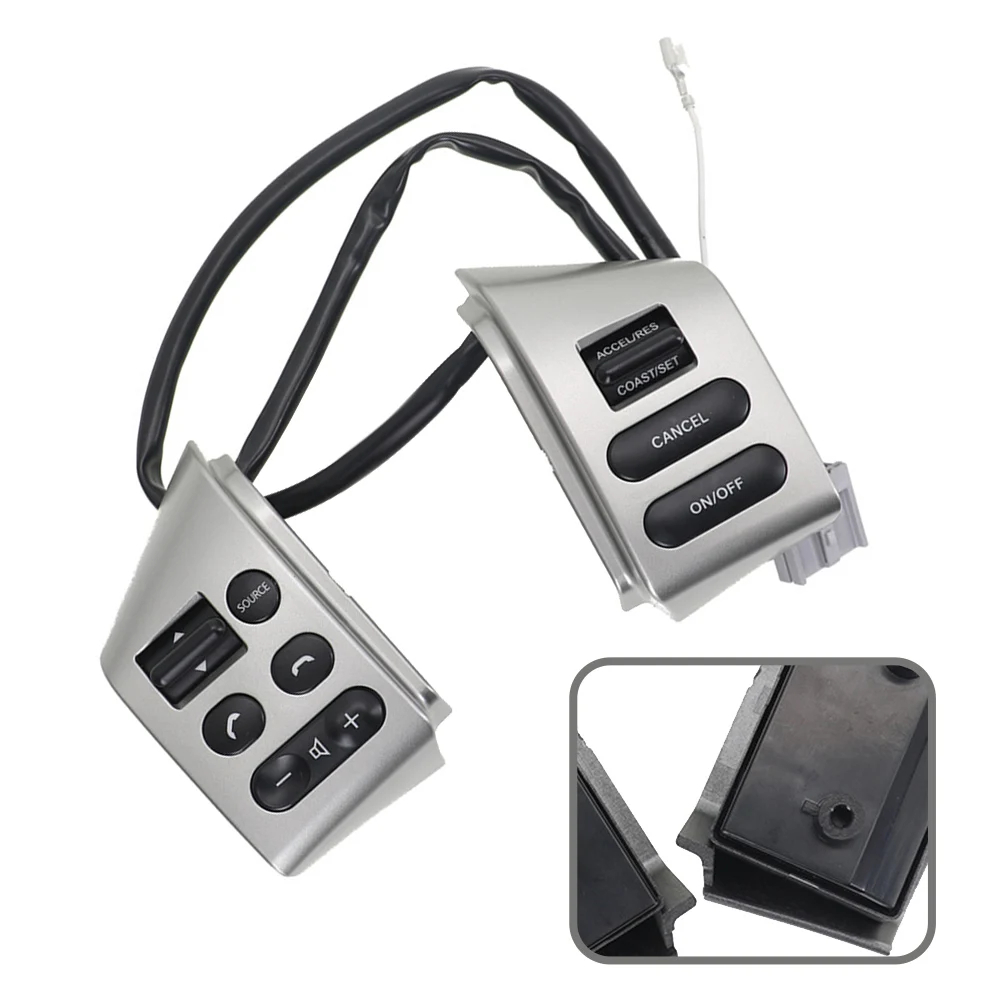 

Для Nissan для Sylphy для Tiida для Tiida, автомобильный стиль, рулевое колесо, кнопка круиз-контроля, автомобильные аксессуары, интерьер