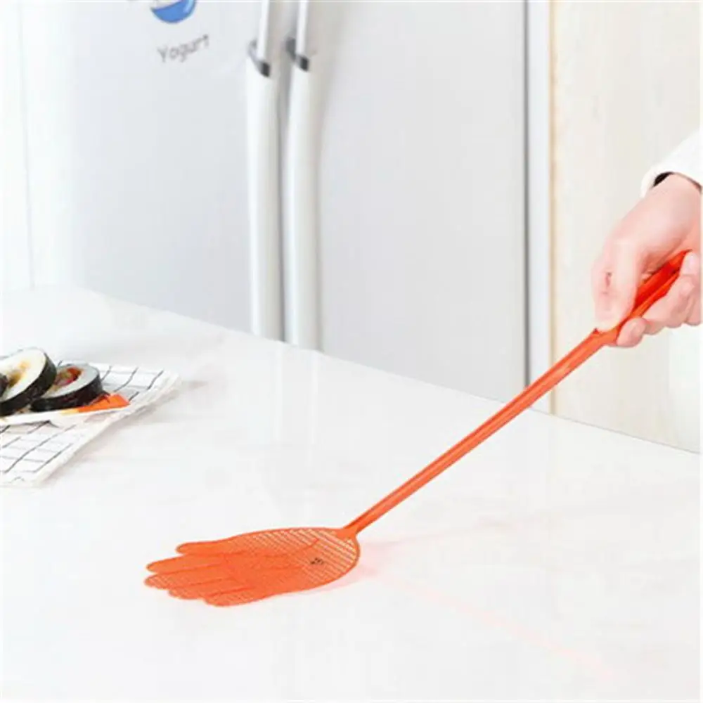 Palm Shaped Fly Swatter Plastic Fly Swatters Mosquito Pest Control Insect Killer Home Kitchen Accessories Random Color