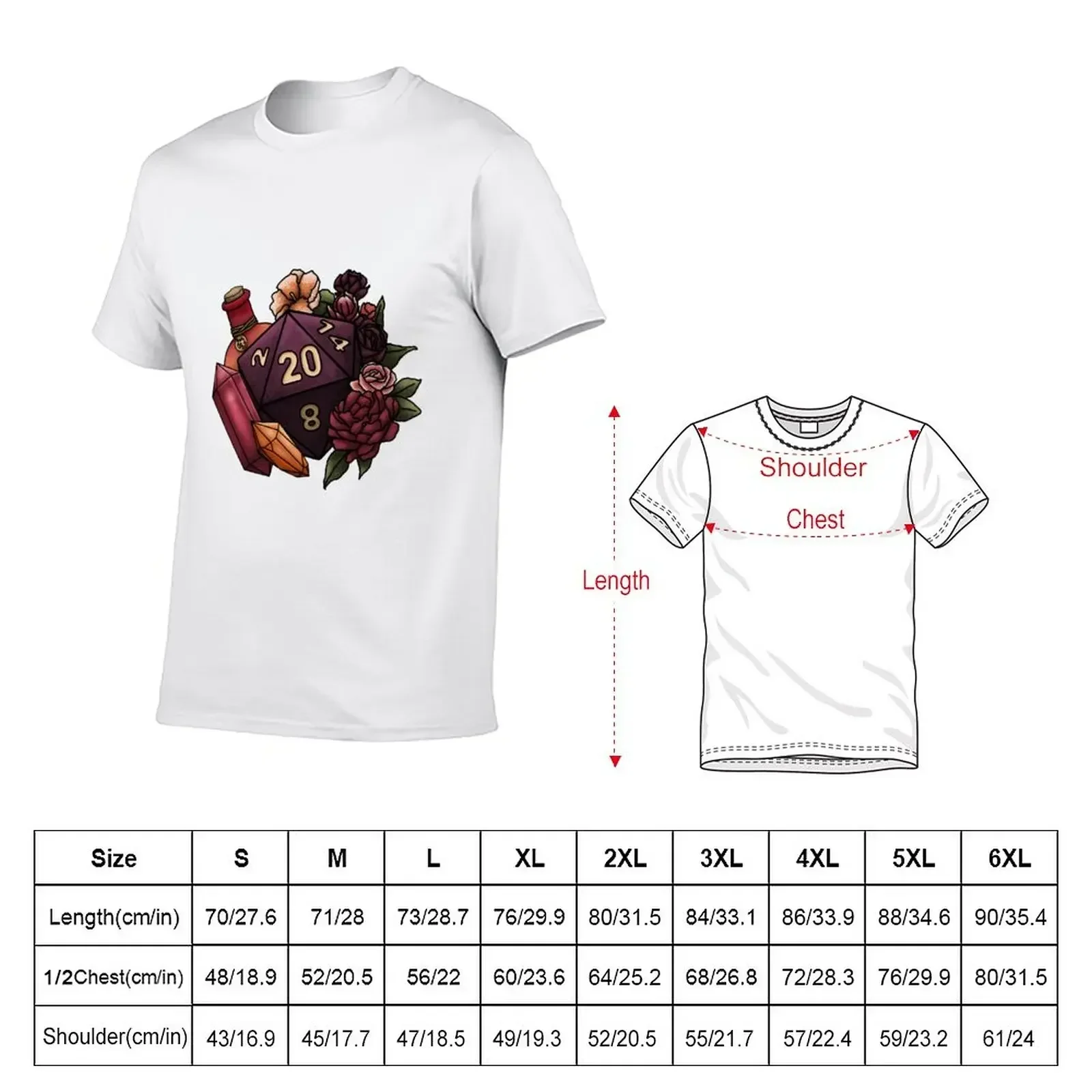 Sorcerer Class D20 - Tabletop Gaming Dice T-Shirt cute tops graphics vintage mens t shirt graphic