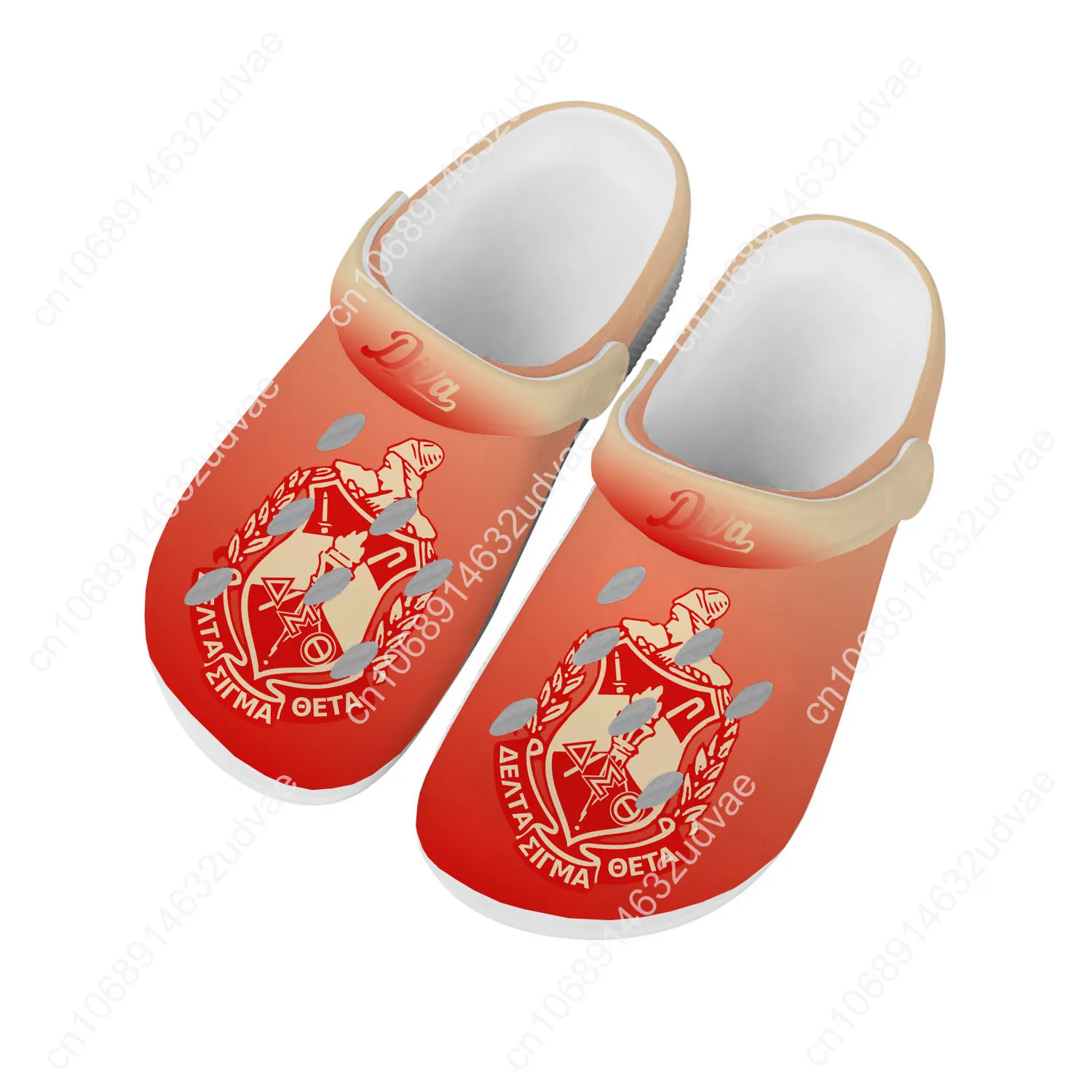 

D-Delta S-Sigma T-Theta Sandals Men Women Teenager Fashion Water Shoes Garden Breathable Comfort Beach Clog Custom Slippers