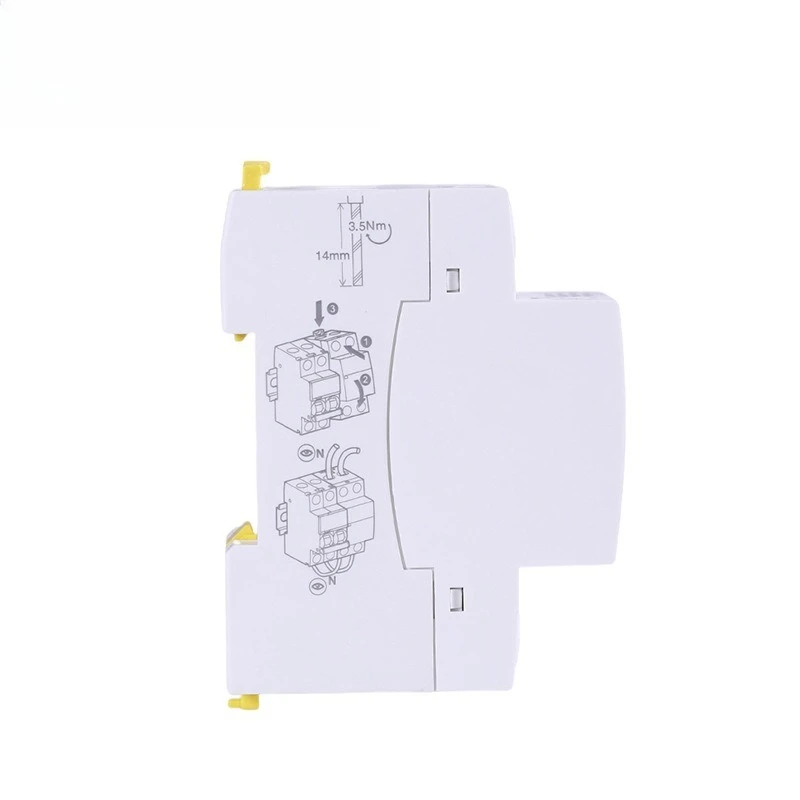 ICNV Auto Reset Over Under Voltage Protector 2P 4P 25A-63A AC50-440V Household Automatic Voltage Protection Device