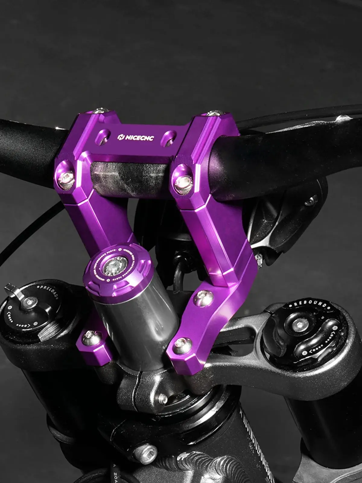 AliExpress NICECNC For 2024 Surron Light Bee X S L1E Electric Dirt Bike Front Handlebar Bar Riser Mount Bracket Fork Suspension Core Kit