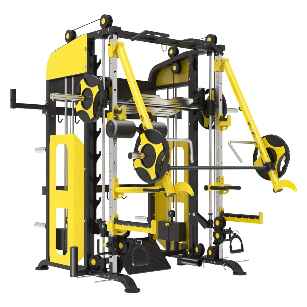 Home Gym  Arm System Multifunctional Trainer Smith Machine Power Squat Rack