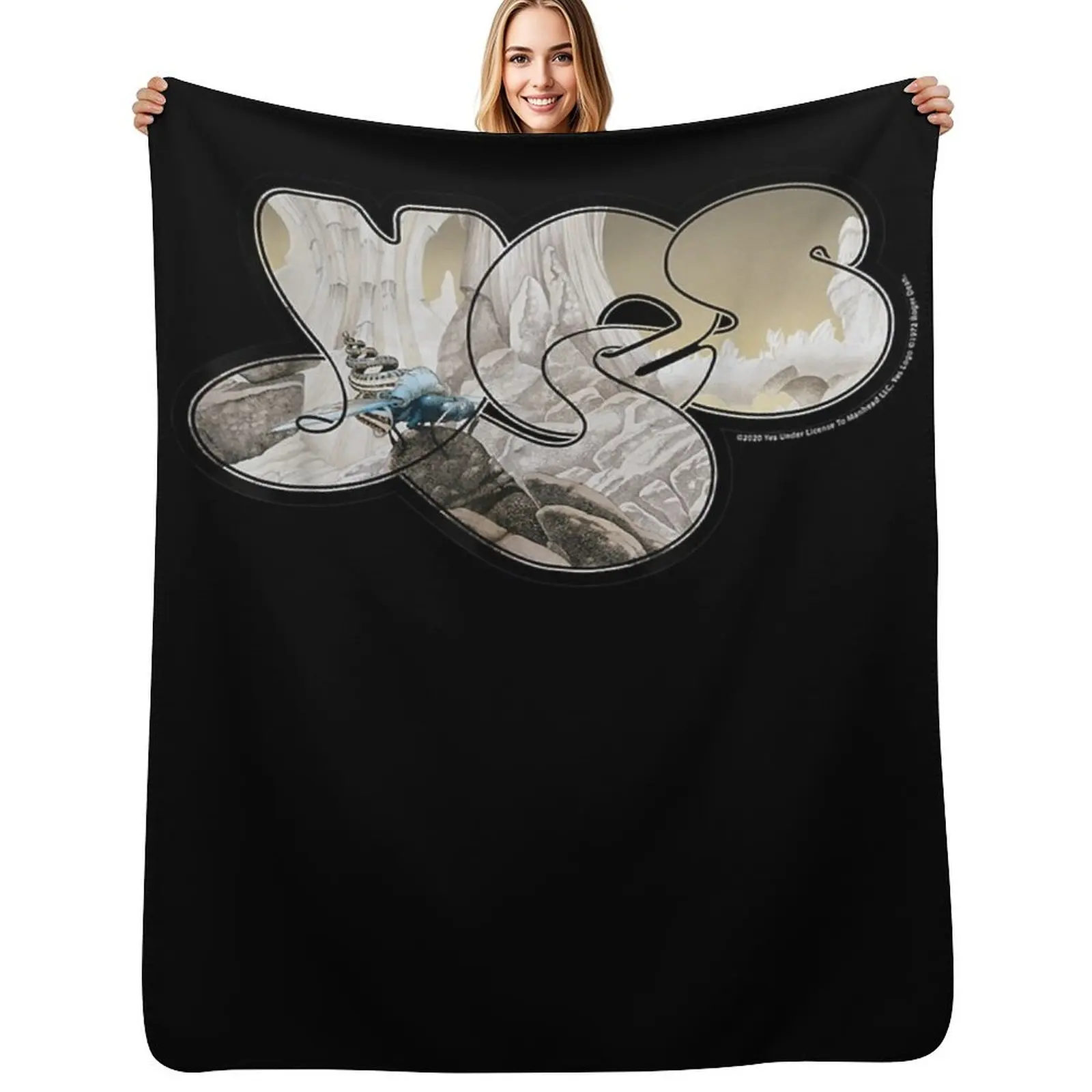 Yes - Relayer Logo Throw Blanket Shaggy manga Luxury St For Baby Winter beds christmas decoration Blankets