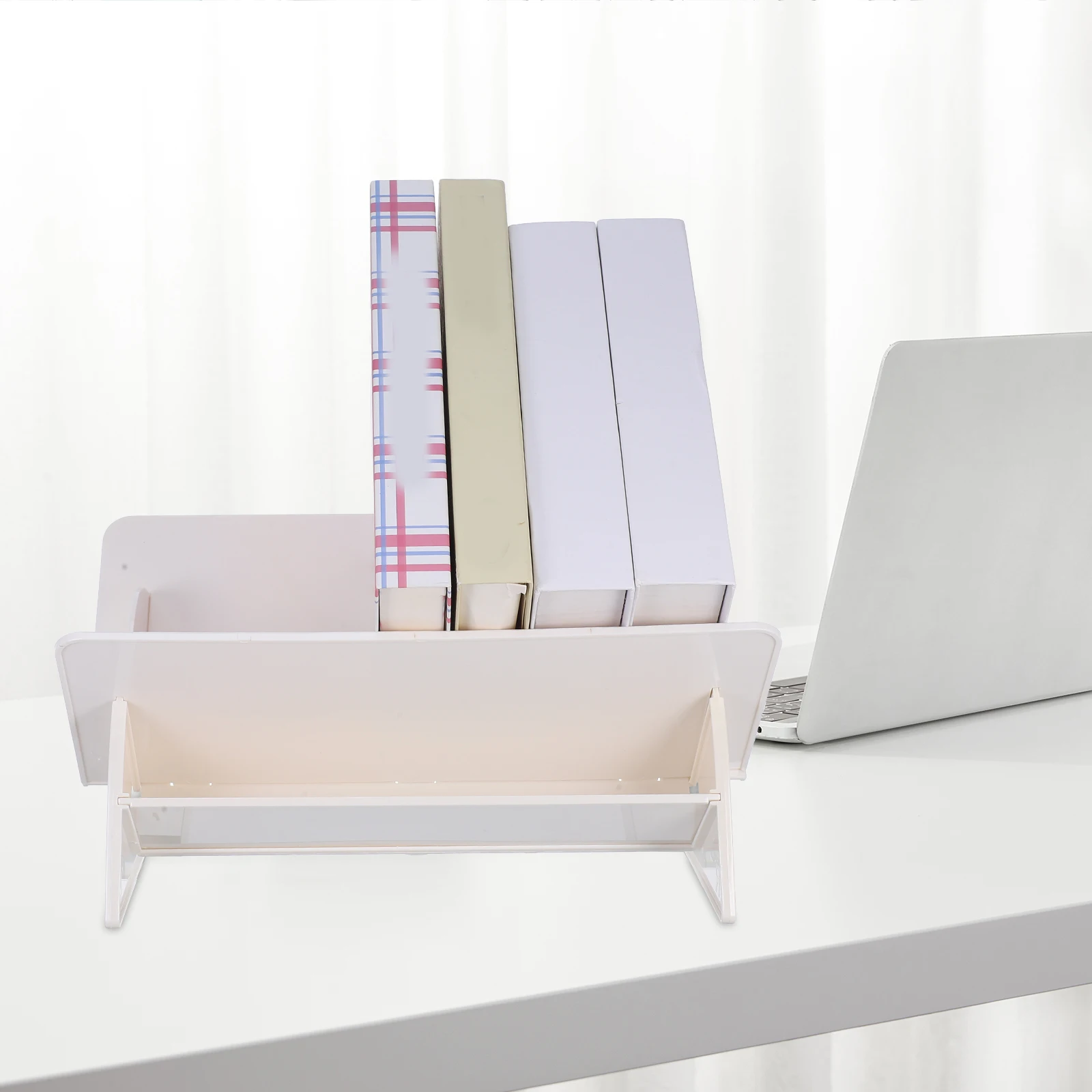 

Small Bookcase Rack Shelf White Desk ganizer Plastic Office ganizer For Side Of Desk Classroom Paper Rack Home Use