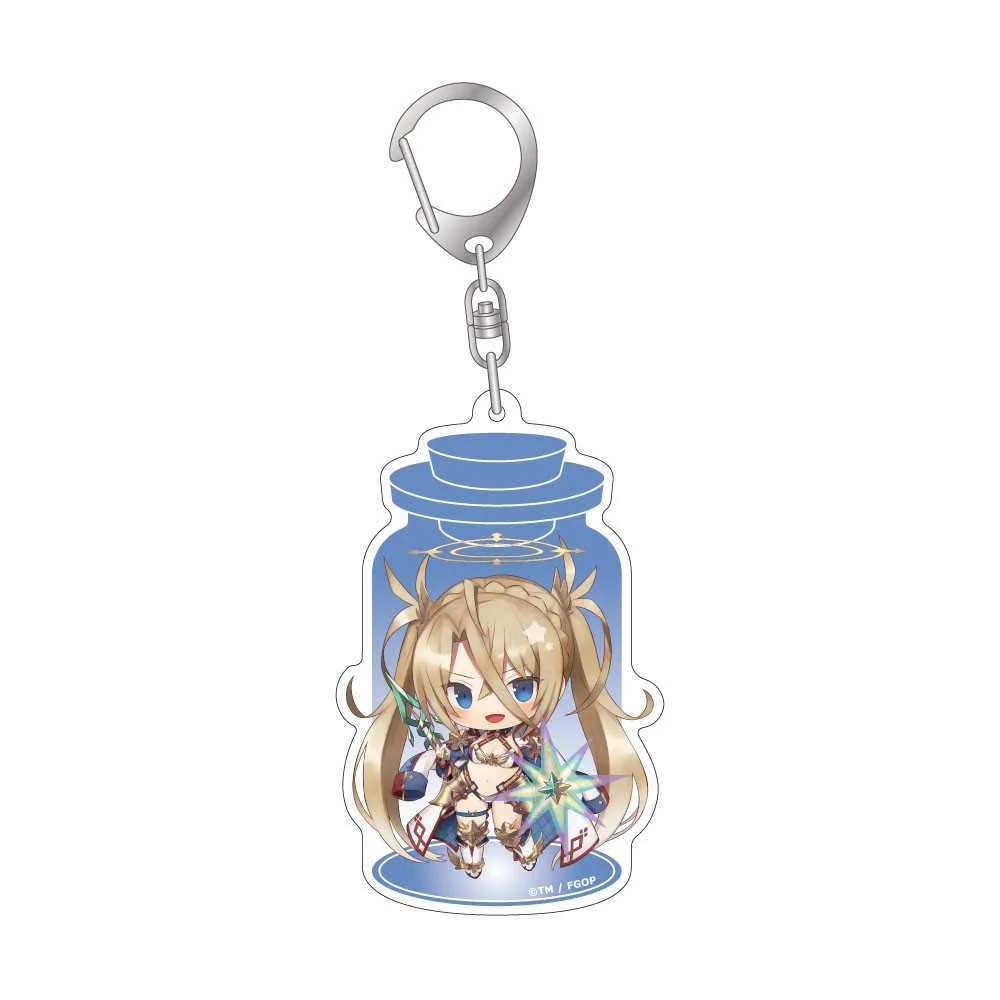 Charm Anime Fans Gifts Love Live!         Superstar HD Figurel Q Edition Acrylic Keychain  Fate Grand Order About 6cm