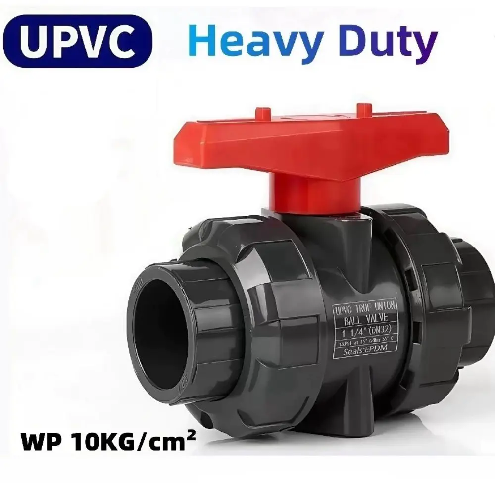 

50mm PE Pipe Faucet Diverter Plastic Easy To Install Double Way Ball Valve Pipe Fast Joint Irrigation Water Pipe Fittings Lawn