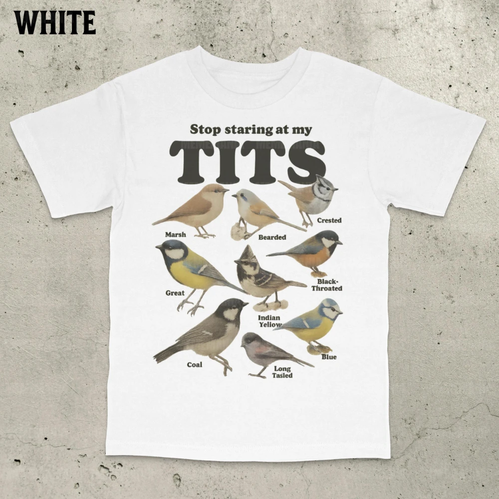 توقف عن يحدق في تي شيرت ميمي بيرد قميص خمر نمط للجنسين تي شيرت هجومي للجنسين تي شيرت غير مناسب مضحك الكمامة هدية #4