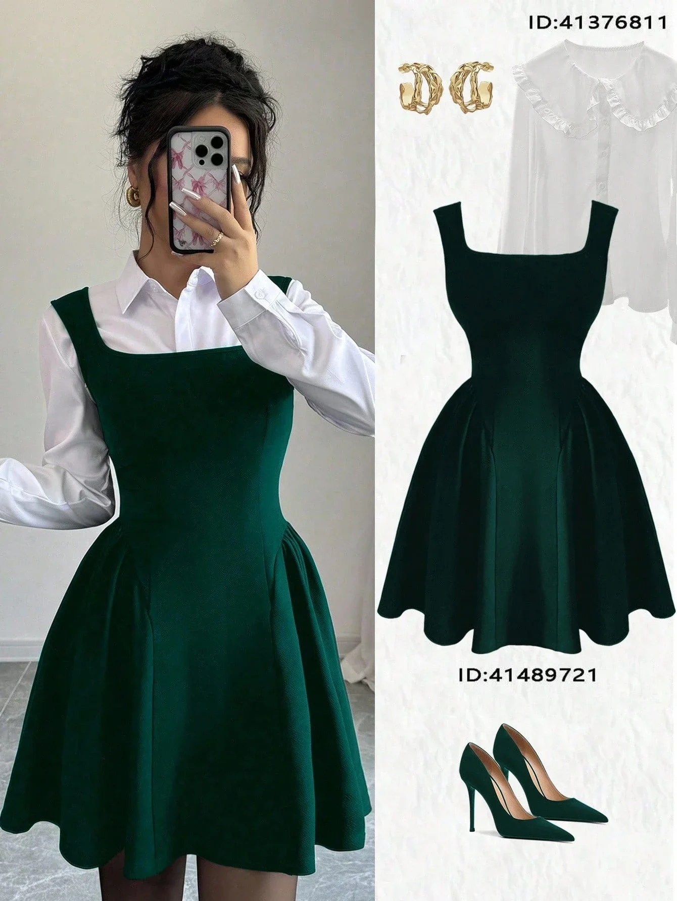 

Платье А-силуэта без рукавов с квадратным вырезом, с драпировкой по низу, однотонное, повседневное, приталенное